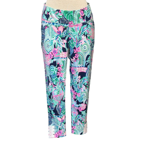 Lilly Pulitzer Pants - Lily Pulitzer sz 6 elastic waist pull on pants